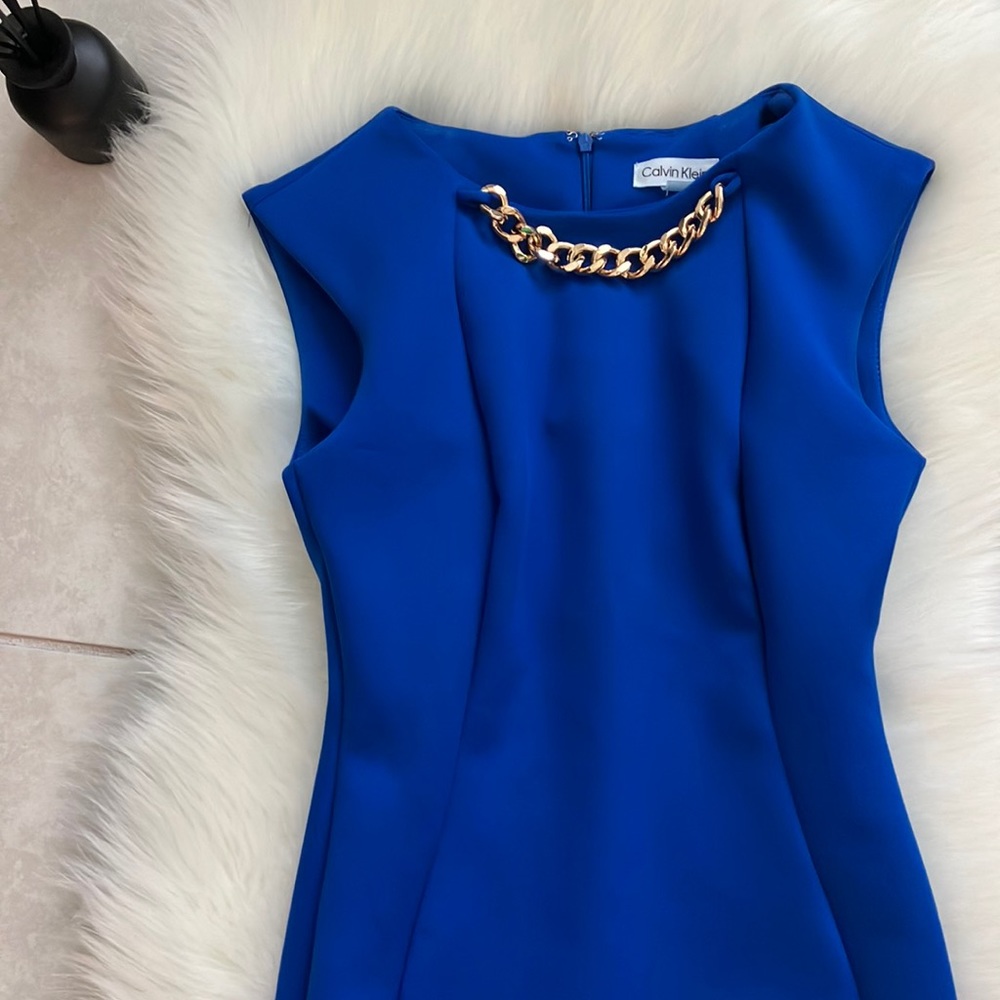 Calvin Klein blue dress size 2